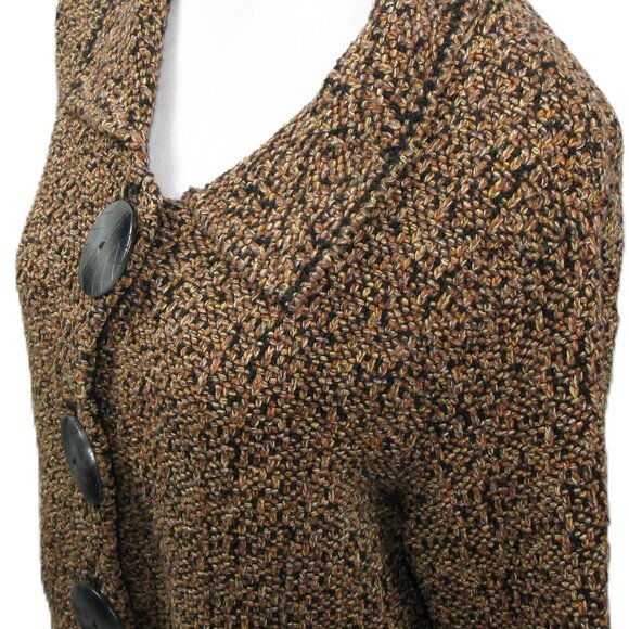 Willow Tweed Large Button Oversized Blazer Size Small - Picture 2 of 6